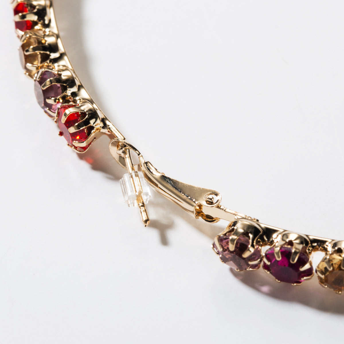 Beaded Hoop Earrings in Vibrant Colors