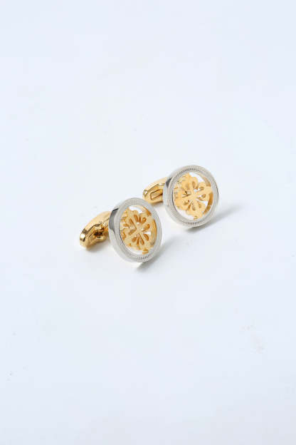 Men's Golden Tuxedo Cufflinks