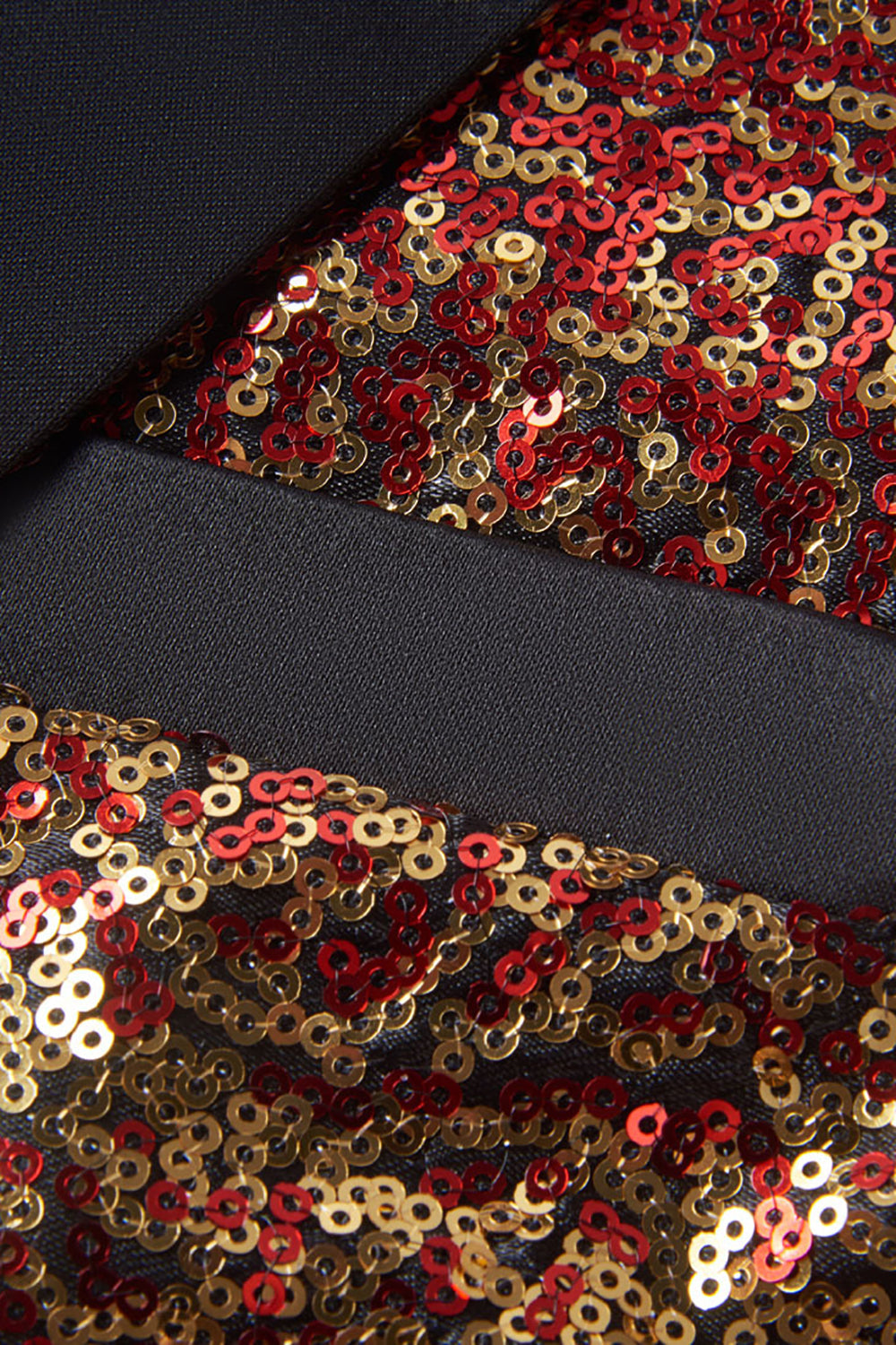 Purple Ombre Sequins Slim Fit Two-Piece Party Suit with Notched Lapel for Men