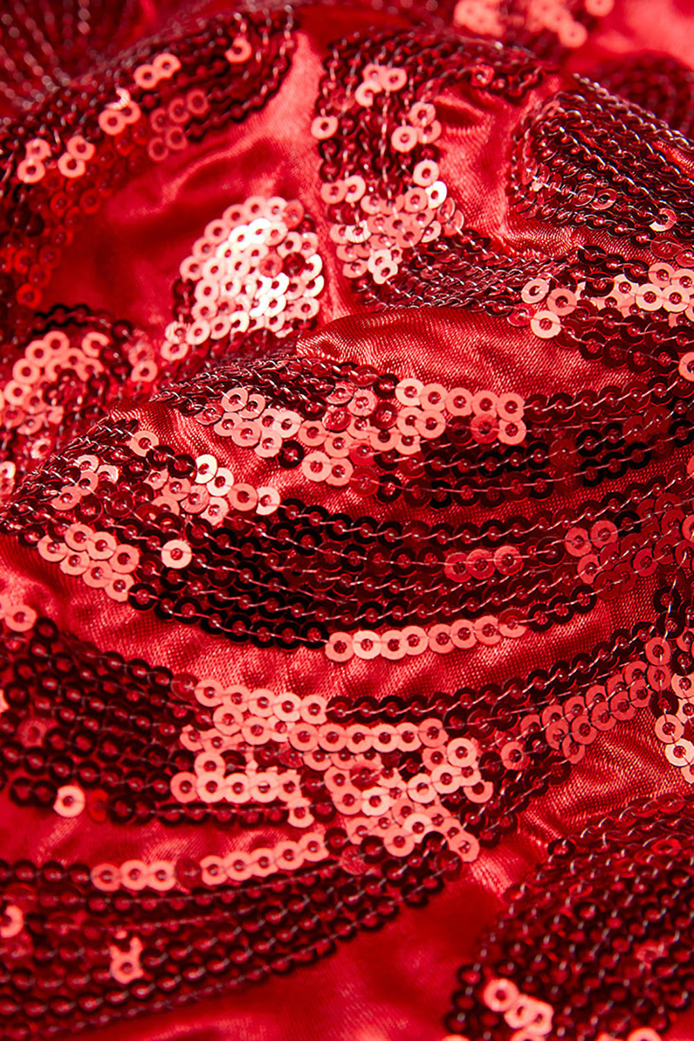 Men's Red Glitter Blazer with Sequins