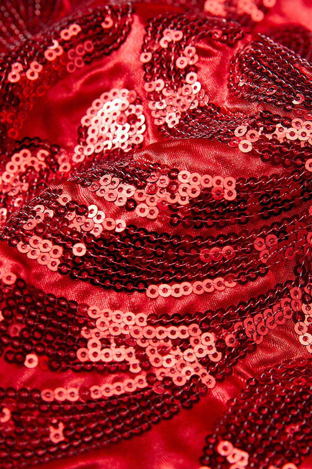 Men's Red Glitter Blazer with Sequins