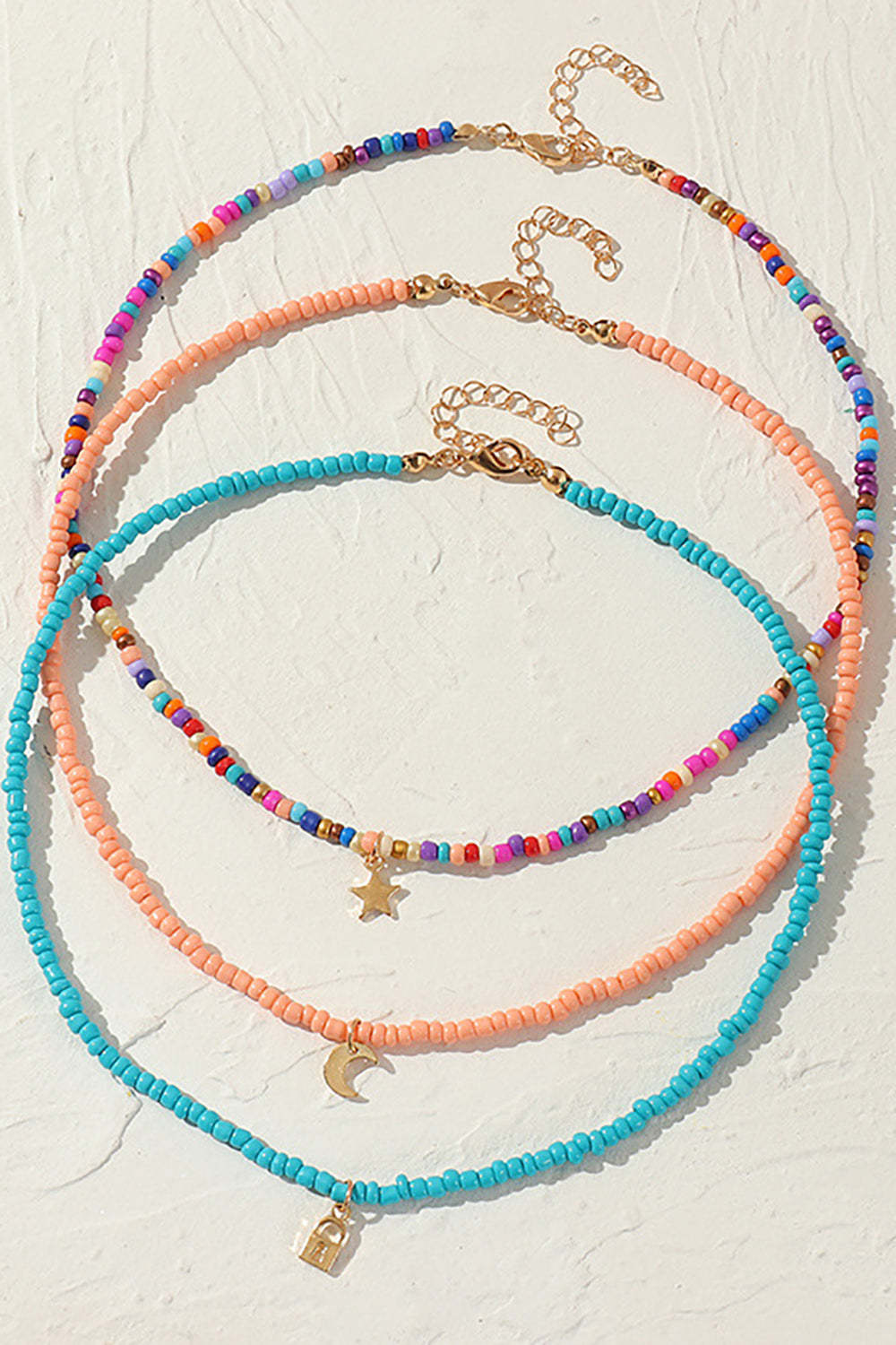 Boho Style Necklace in Three Colors