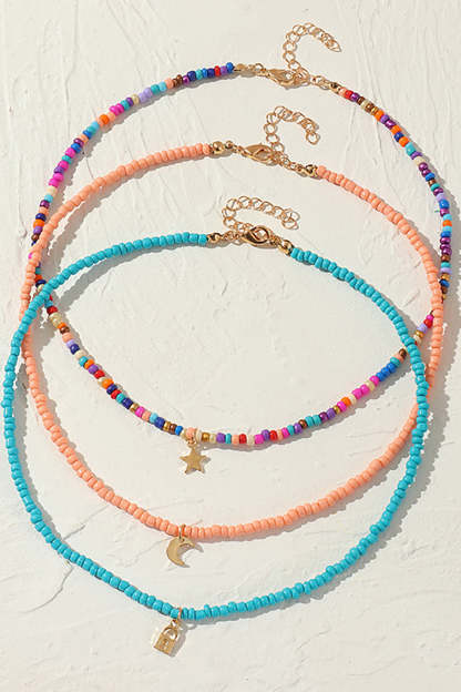 Boho Style Necklace in Three Colors
