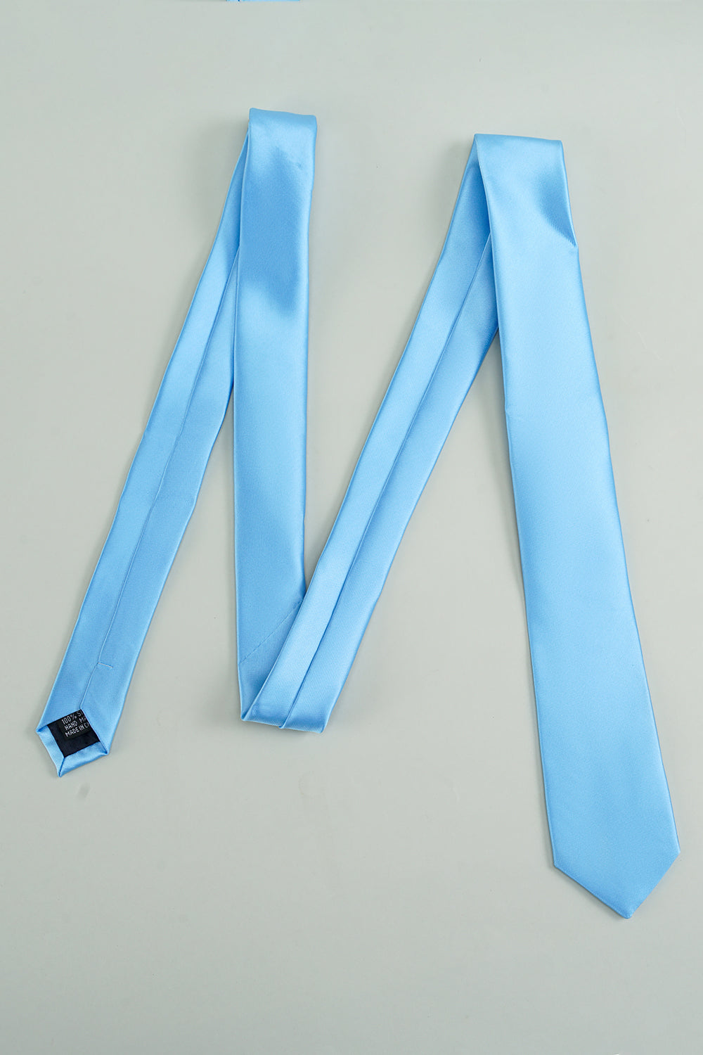 Men's Formal Solid Blue Tie