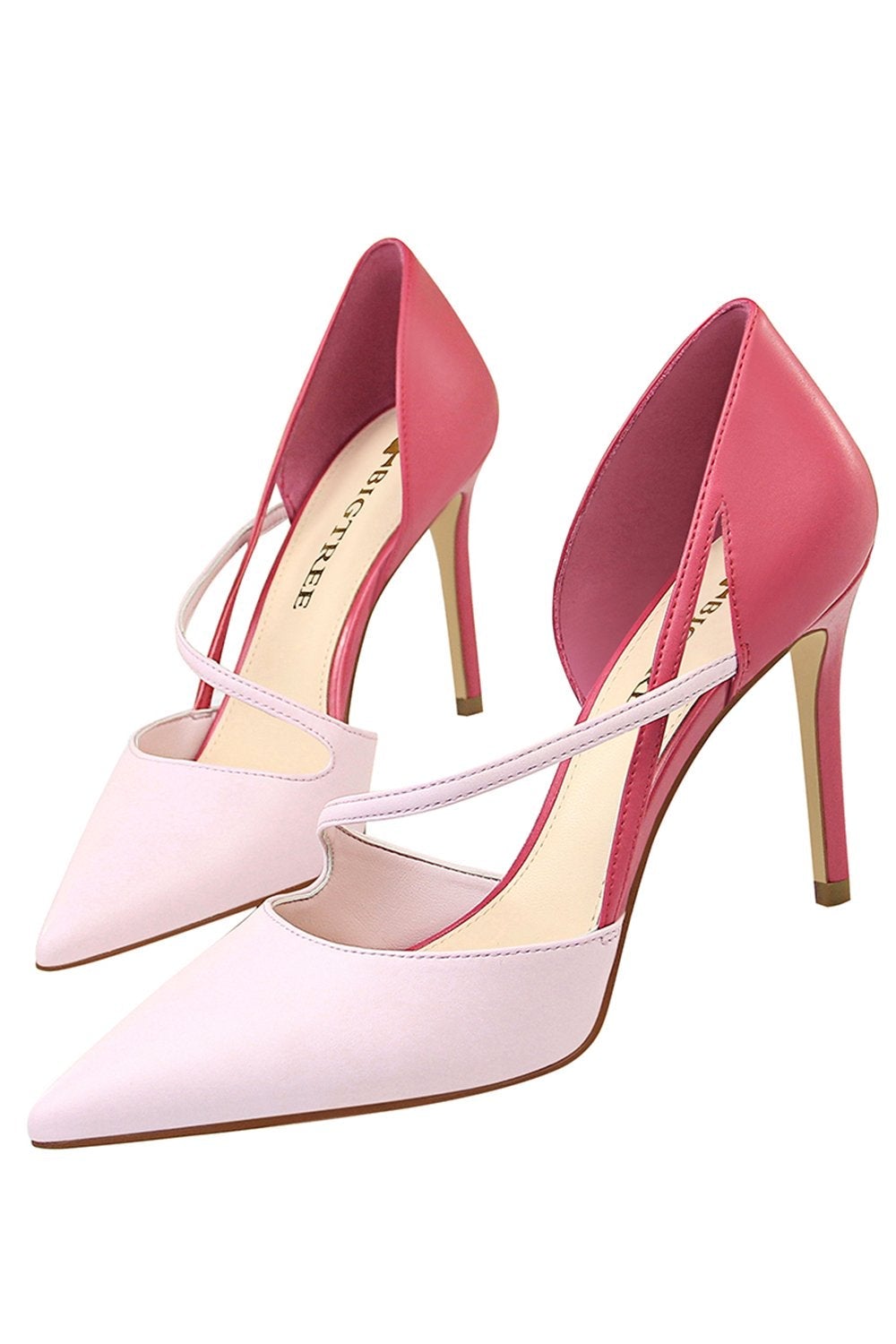 Pointy Stiletto Heels in Pink