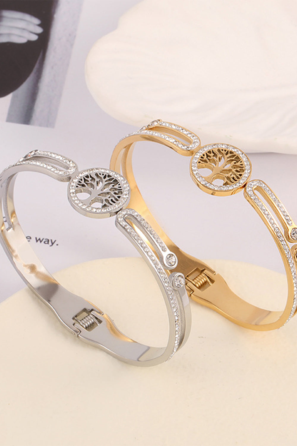 Stylish Beaded Bracelet in Stainless Steel