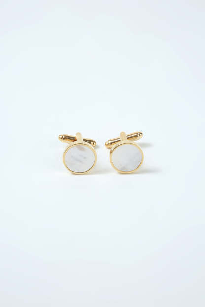 Elegant Golden Cufflinks for Formal Events