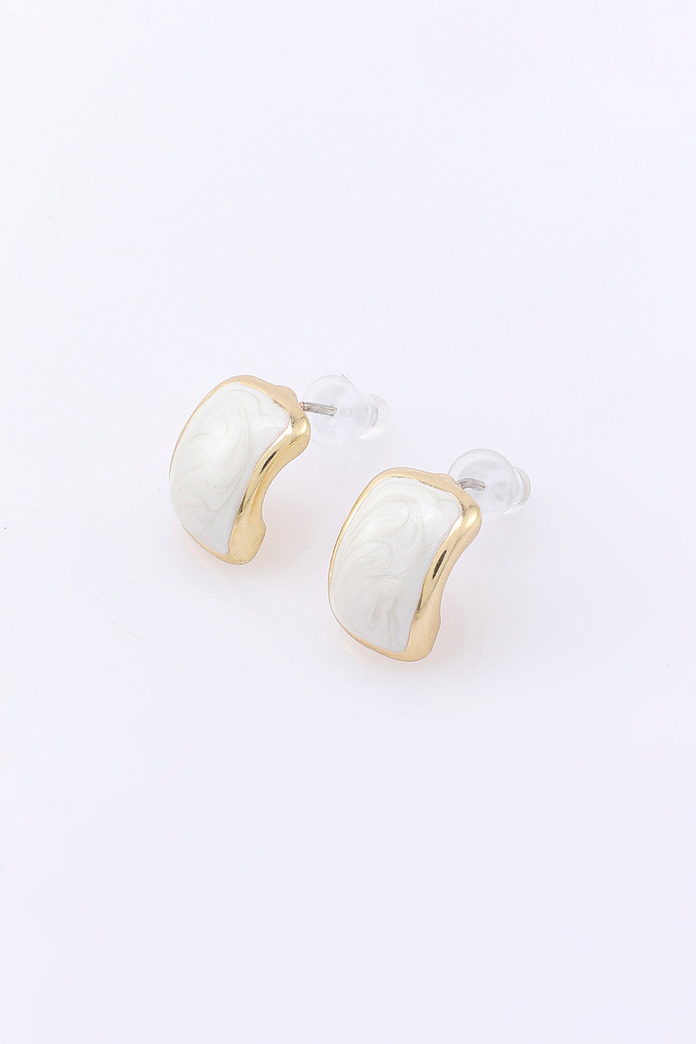 Elegant Vintage Pea Earrings in High-End French Style