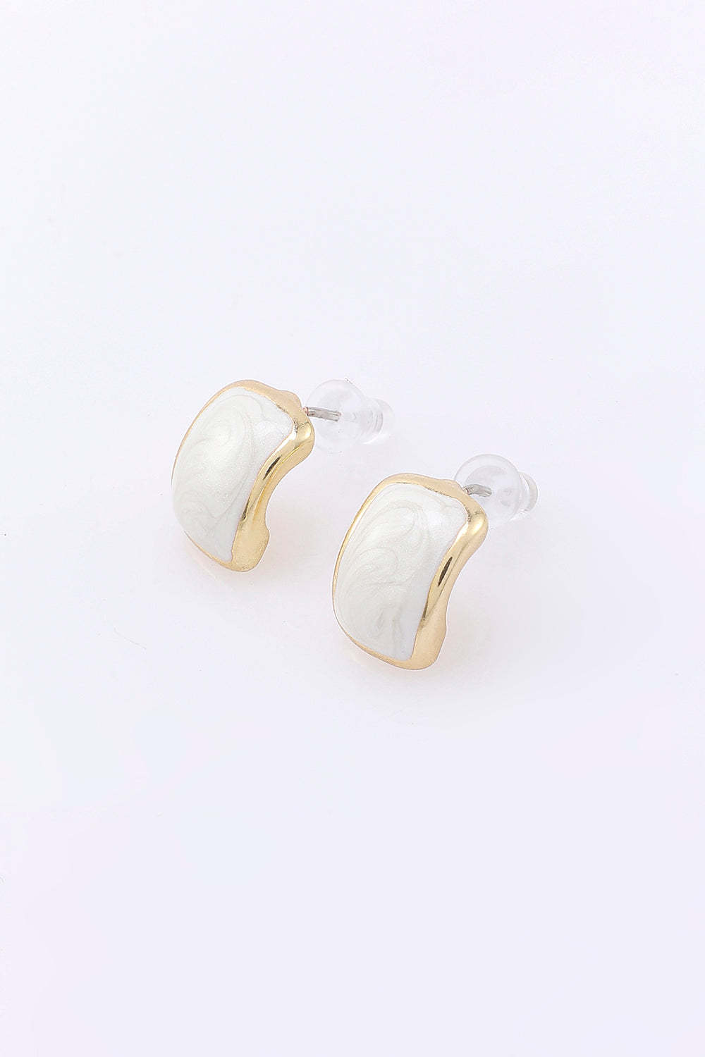 Elegant Vintage Pea Earrings in High-End French Style
