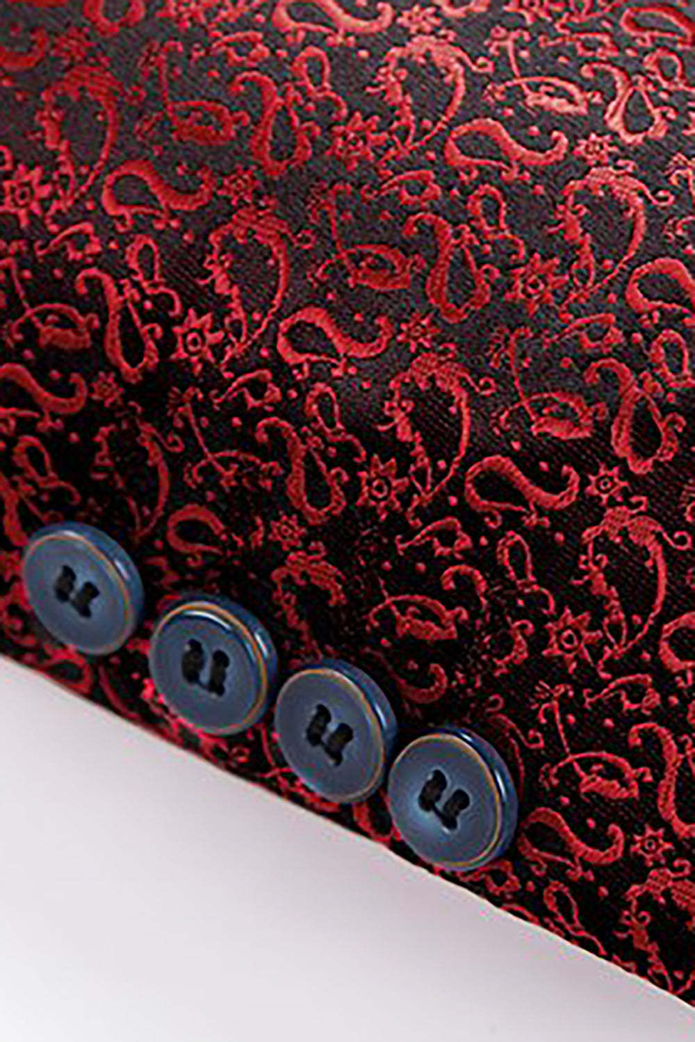 Men's 3-Piece Jacquard Suits with Black Shawl Lapel