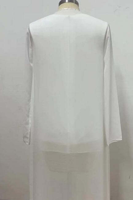 Amazing Two Pieces Mother of The Bride Suit Chiffon Scoop Bridesmaid Dresses