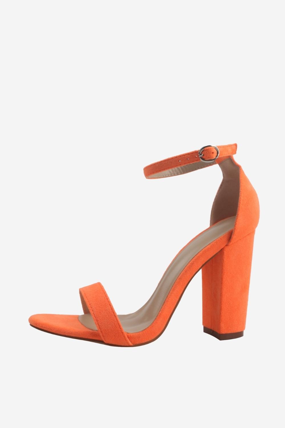 High Heel Sandals with a Single Chunky Strap