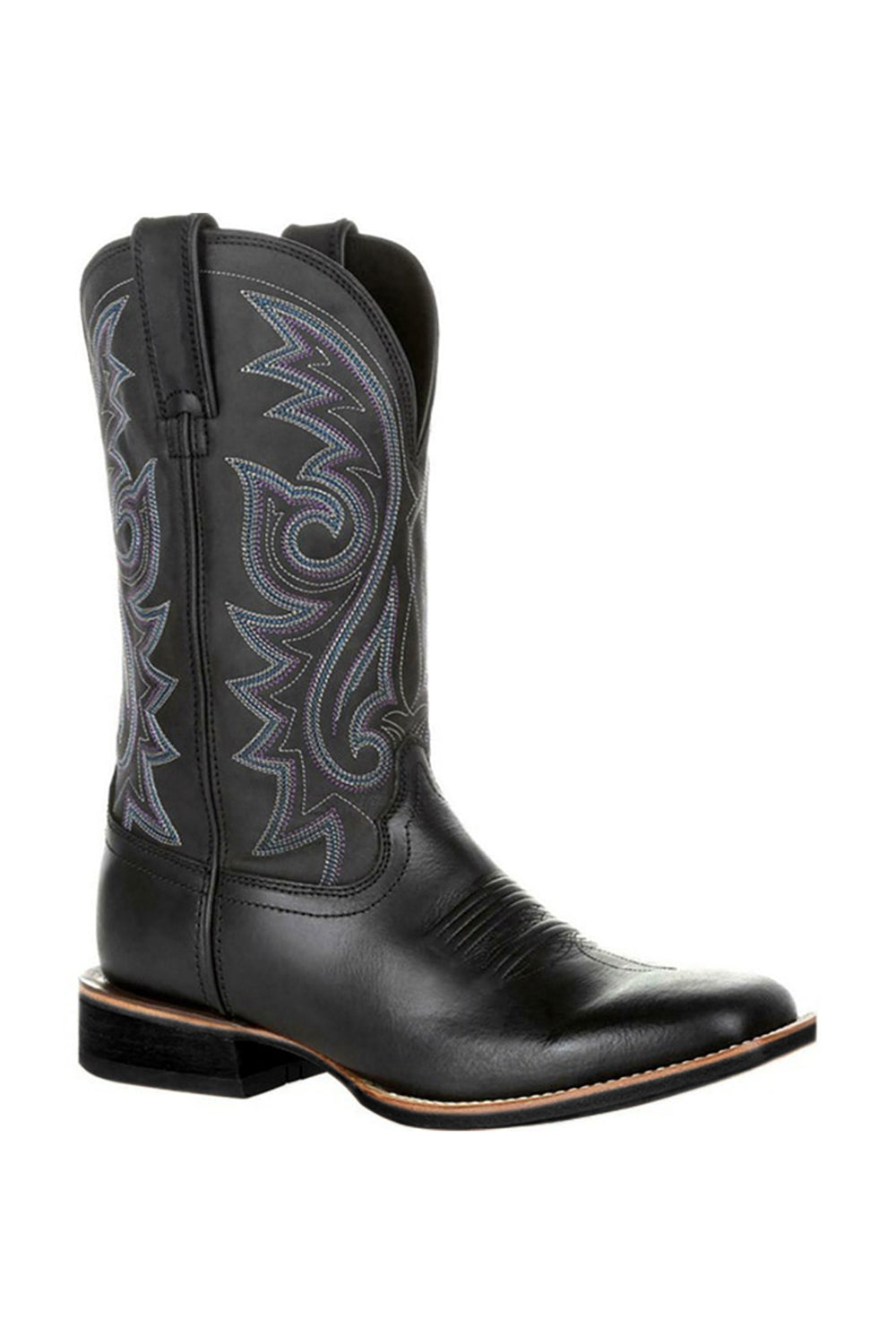 Black High Boots in Boho Style