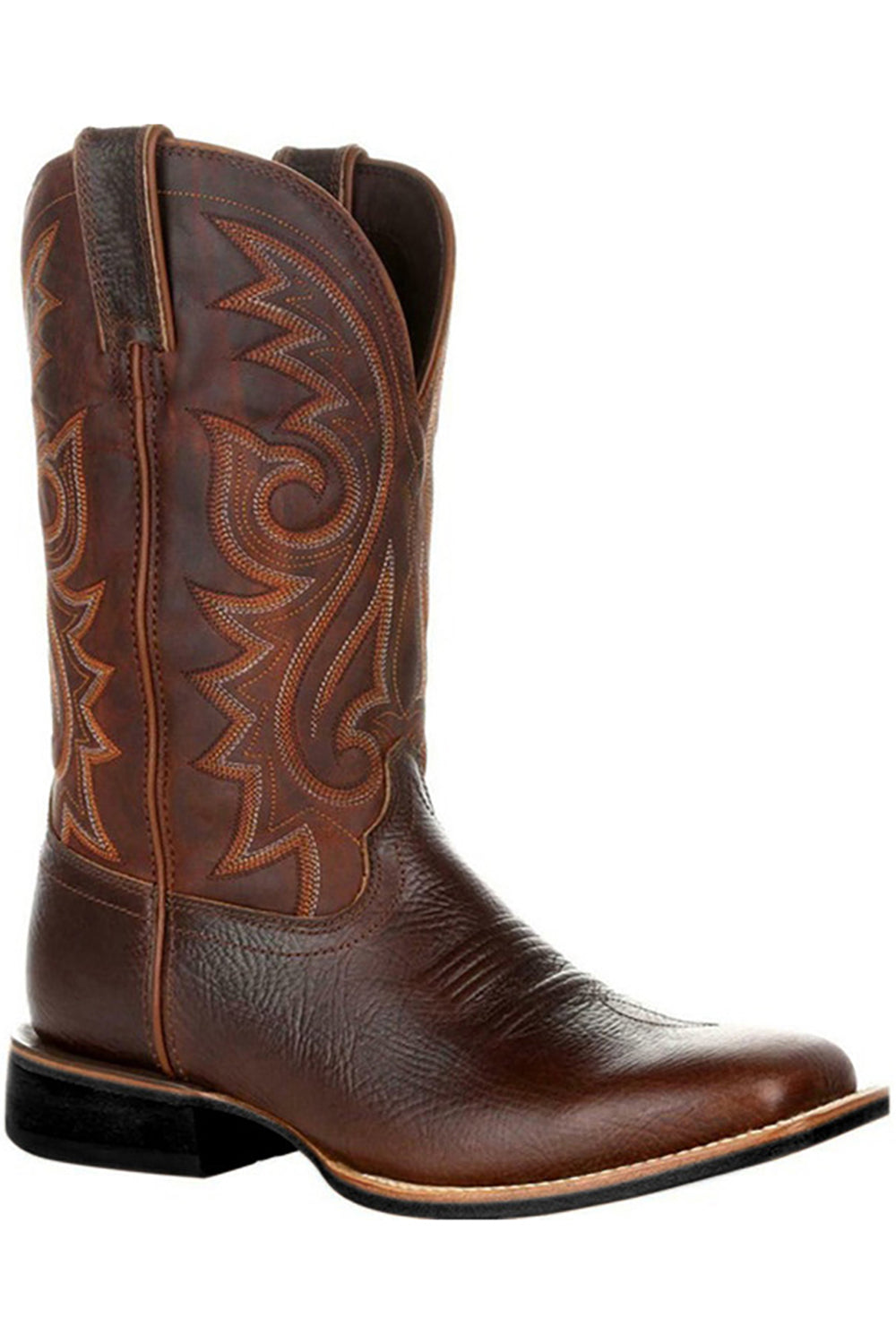 Black High Boots in Boho Style