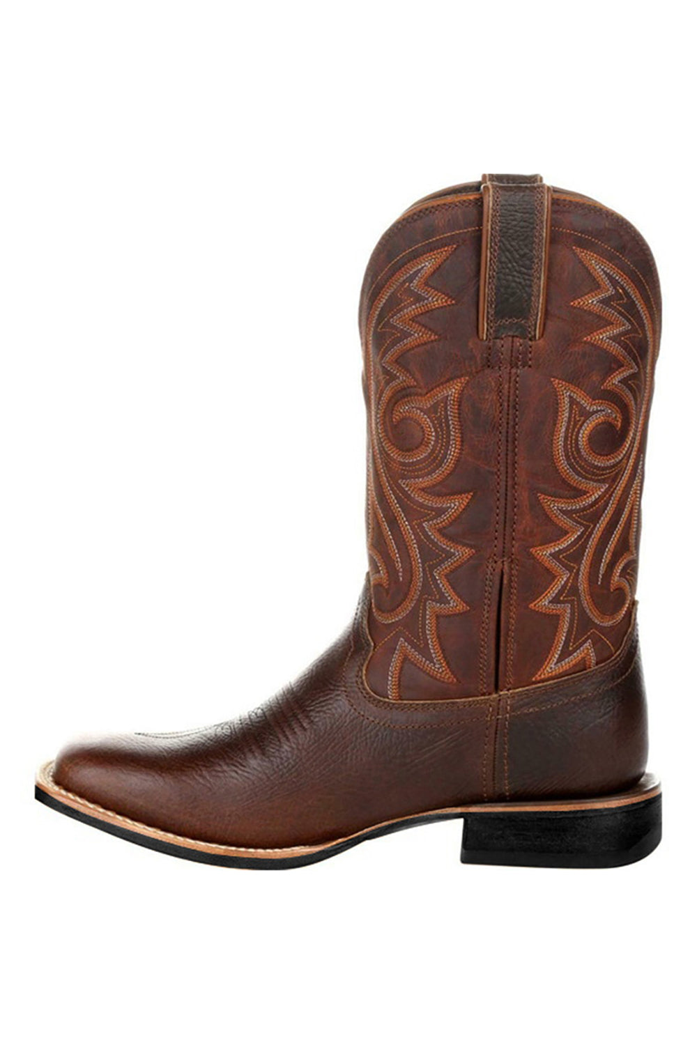 Black High Boots in Boho Style