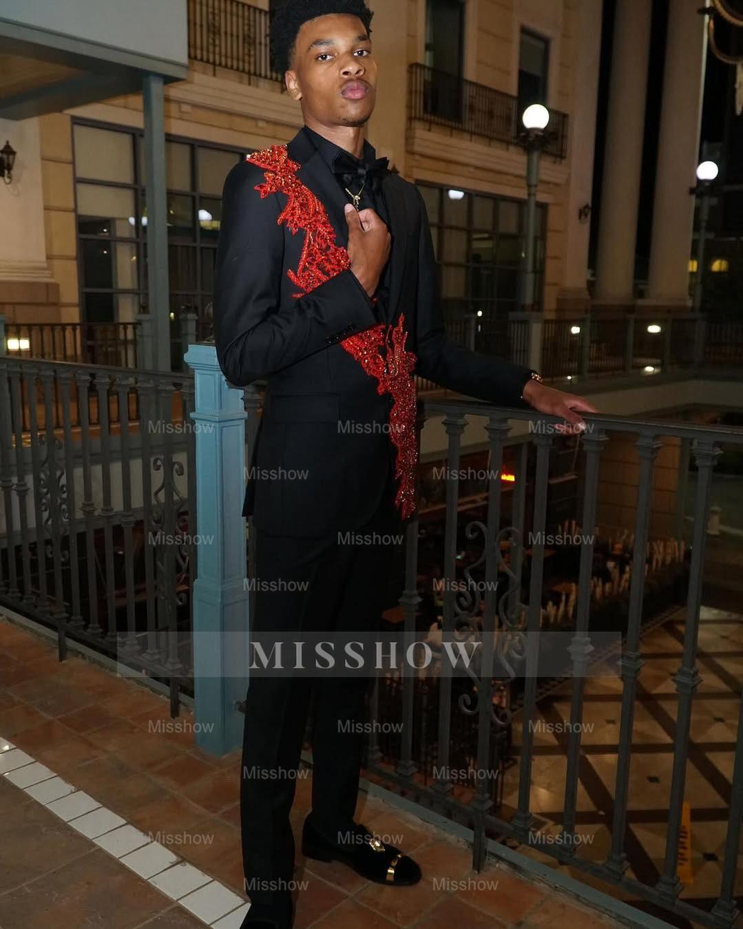 Charming Long Sweetheart Red Mermaid Sequined Prom Dress with Veil