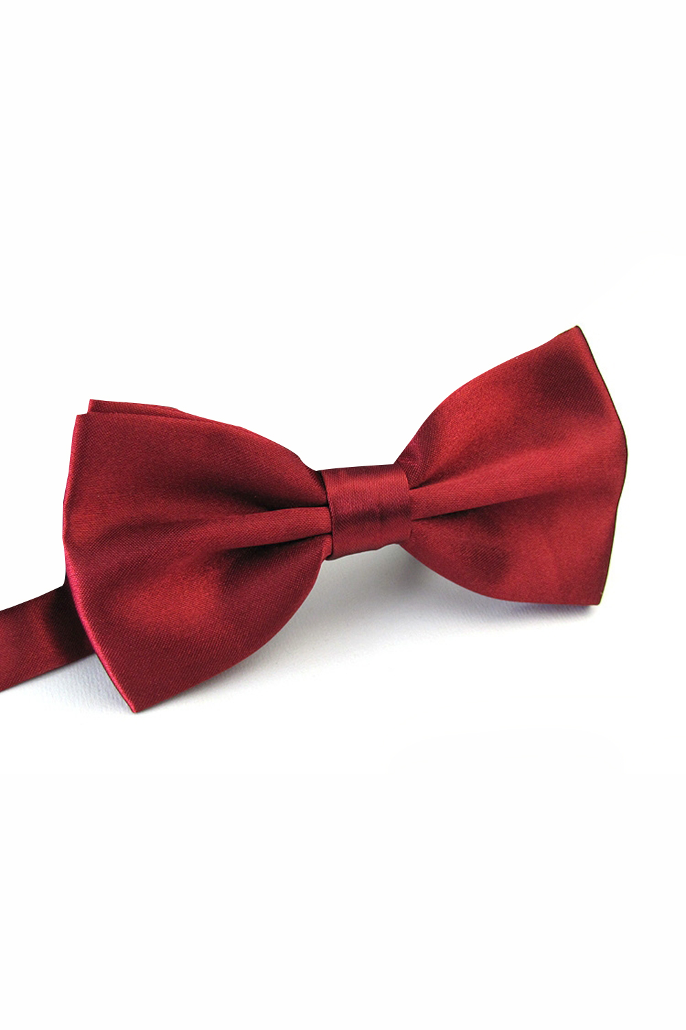 Adjustable Satin Prom Bow Tie in Light Pink