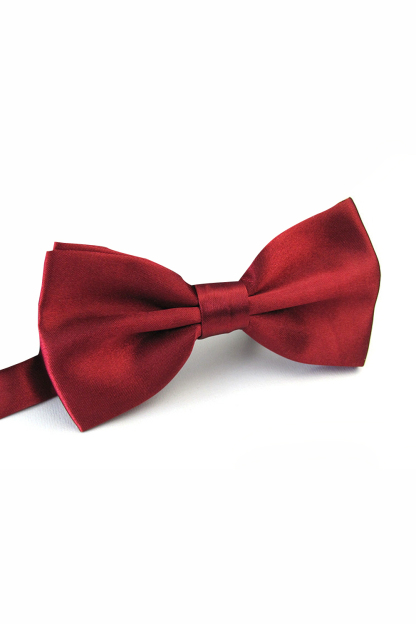 Adjustable Satin Prom Bow Tie in Light Pink