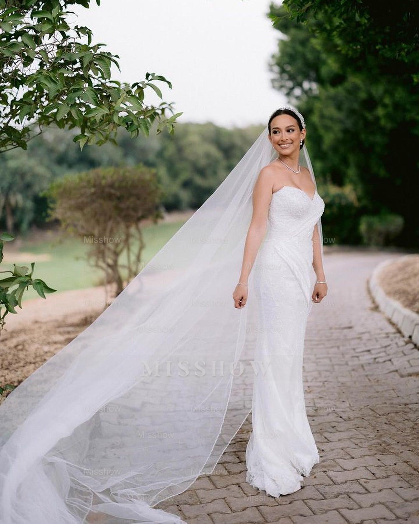 Fabulous White Column Sweetheart Sleeveless Beaded Detachable Train Satin Wedding Dress With Ruffles