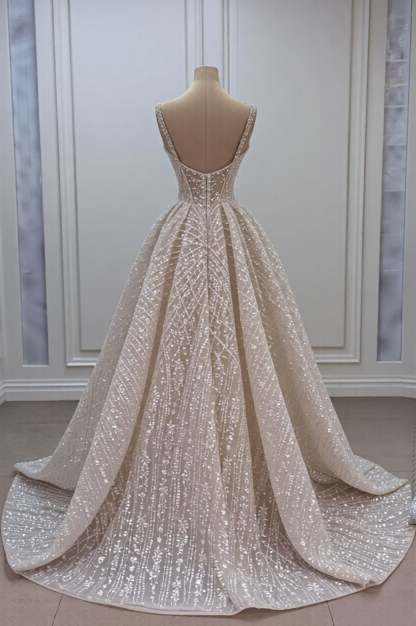 Gorgeous Asymmetrical Mermaid Strapless Sleeveless Beaded Panel Train Long Tulle Prom Dresses With Rhinestone