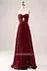 Gorgeous Fuchsia Strapless Cut Out Draped Pleated Formal Dress