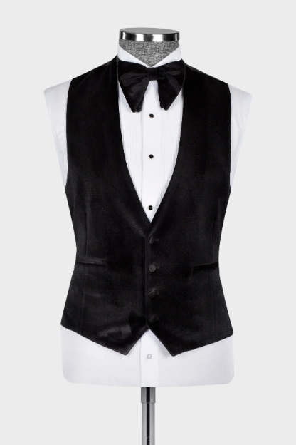 Generous Burgundy Peaked Lapel Three-Piece Sequin Prom Suit