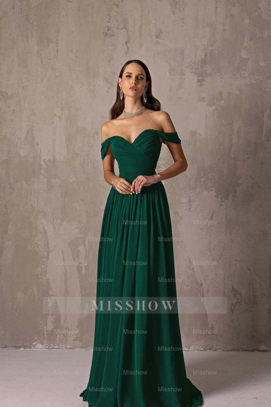 Off the Shoulder Strapless Sleeveless Long Formal Dress With Ruffles