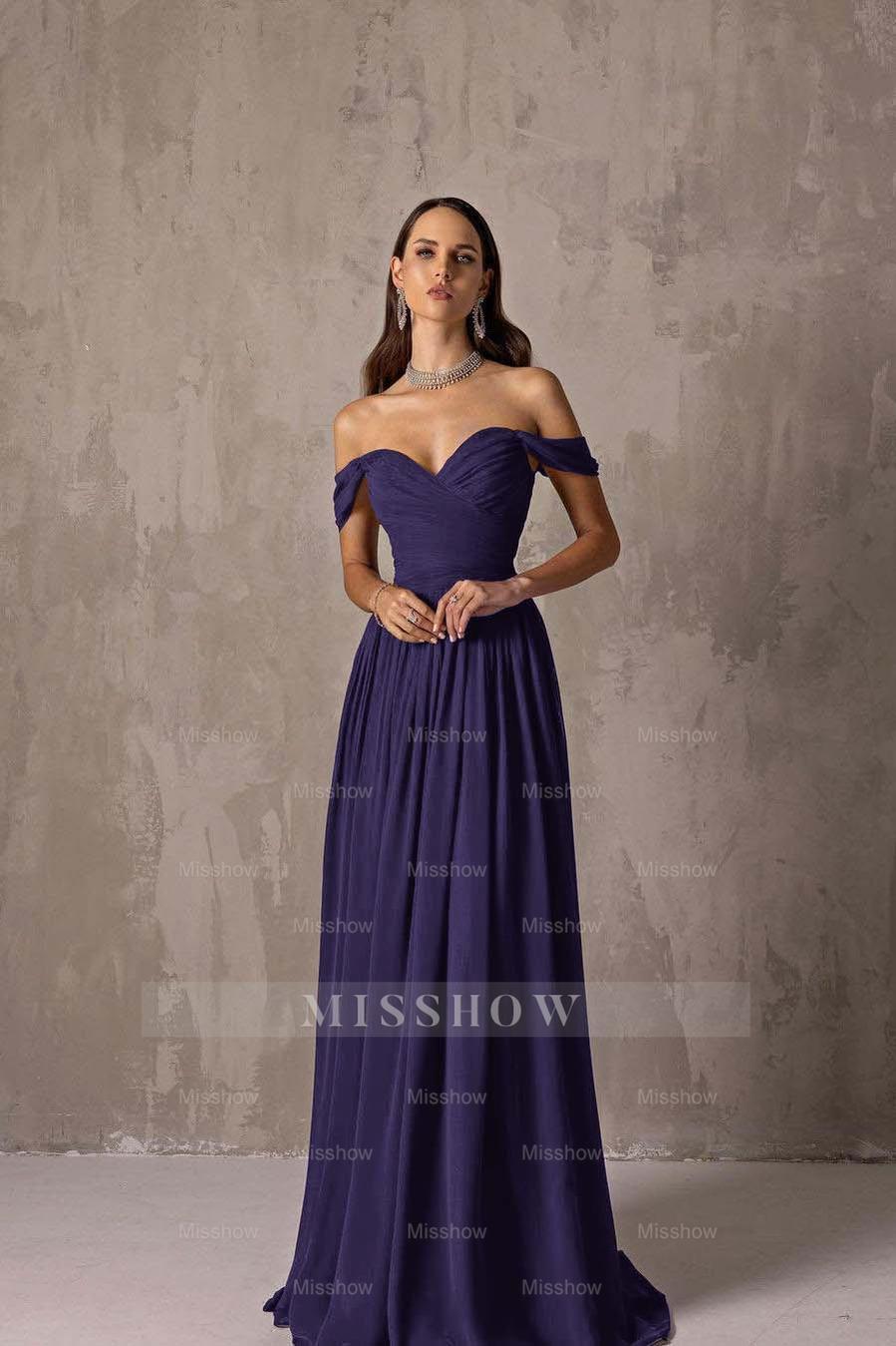 Off the Shoulder Strapless Sleeveless Long Formal Dress With Ruffles