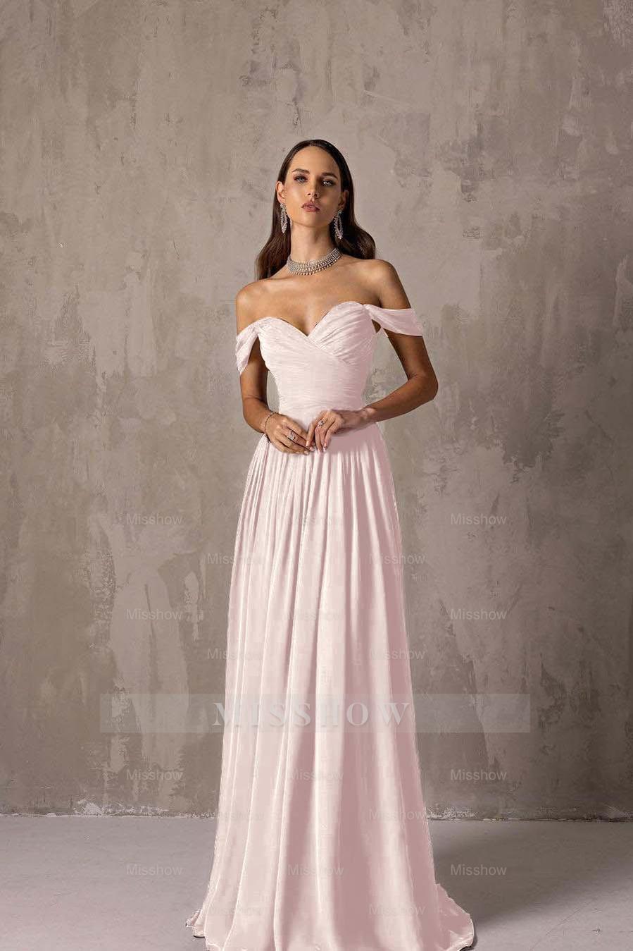 Off the Shoulder Strapless Sleeveless Long Formal Dress With Ruffles