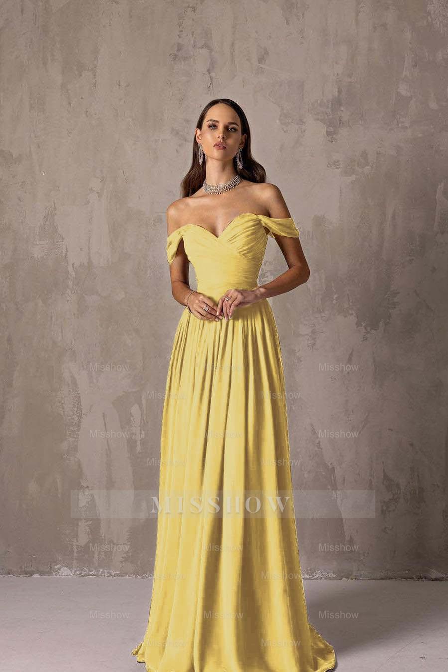 Off the Shoulder Strapless Sleeveless Long Formal Dress With Ruffles