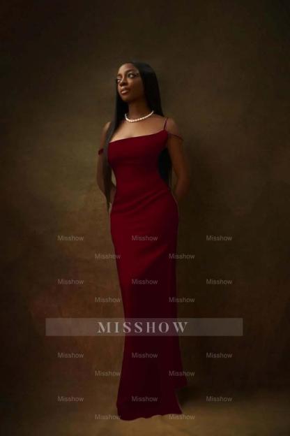 One Shoulder Sleeveless Split Long Formal Dress With Pleated Beading