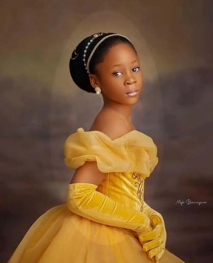 Princess Off The Shoulder Yellow Girl Pageant Lace Flower Girls Dresses for Wedding