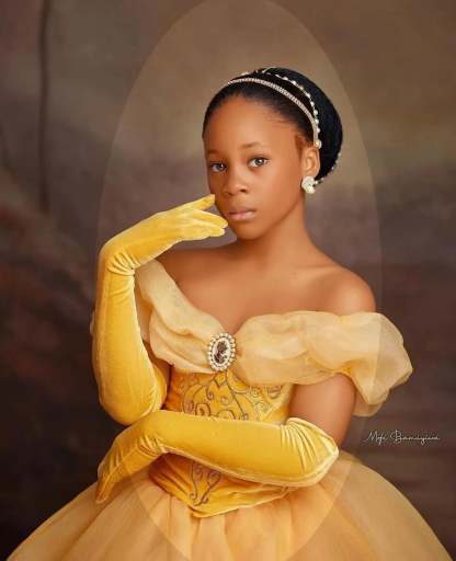 Princess Off The Shoulder Yellow Girl Pageant Lace Flower Girls Dresses for Wedding