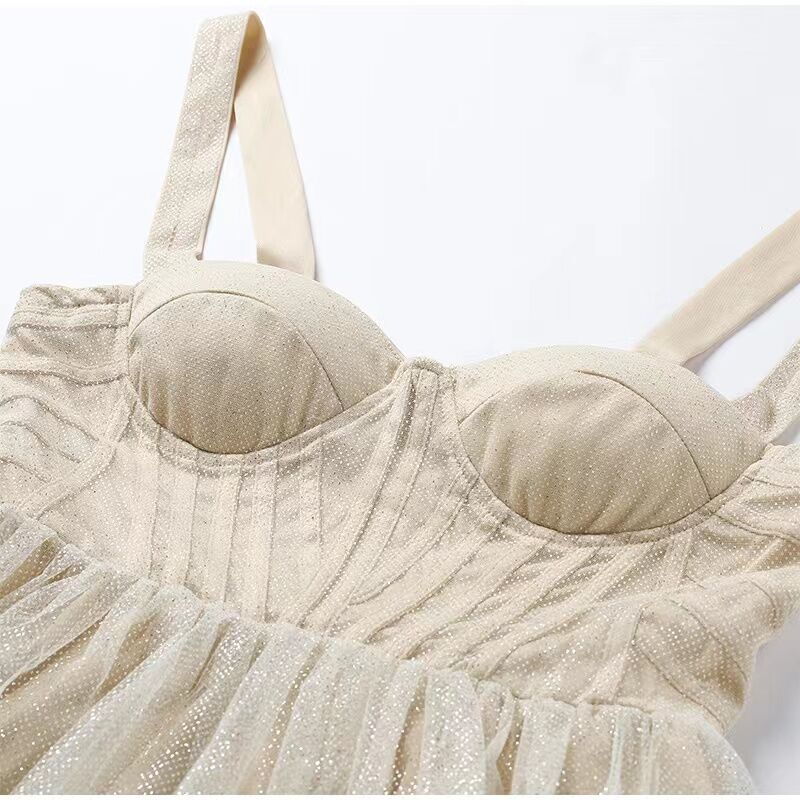 Elegant A-line Sweetheart Sparkling Tulle Graduation Dress