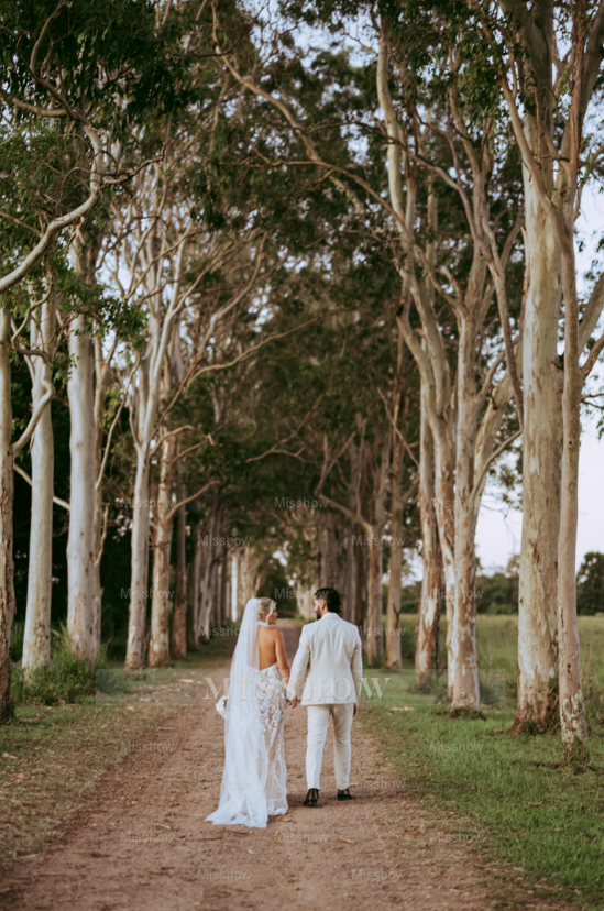 Romantic Long Champagne Halter A-line Backless Wedding Dress