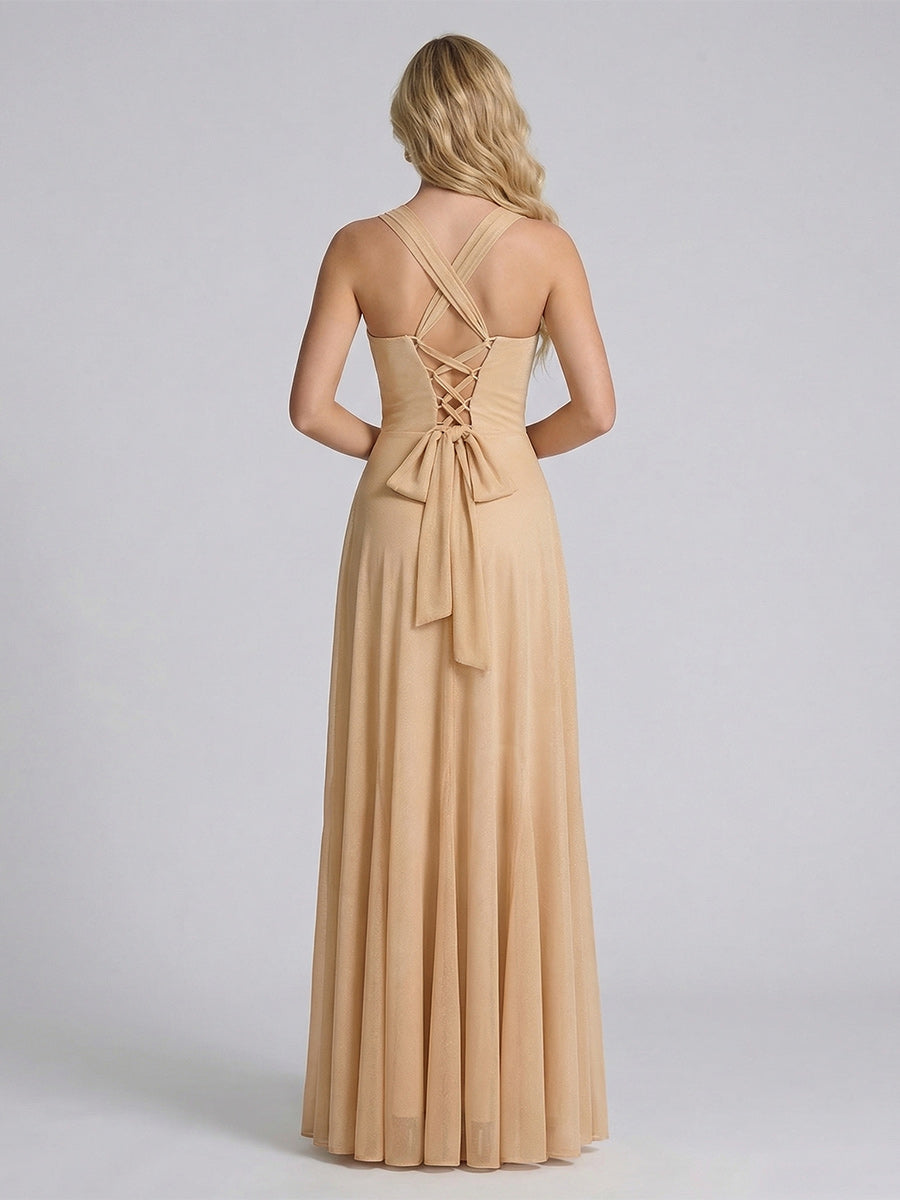 Sheath Column Sweetheart Sleeveless Chiffon Bridesmaid Dresses with Ruched