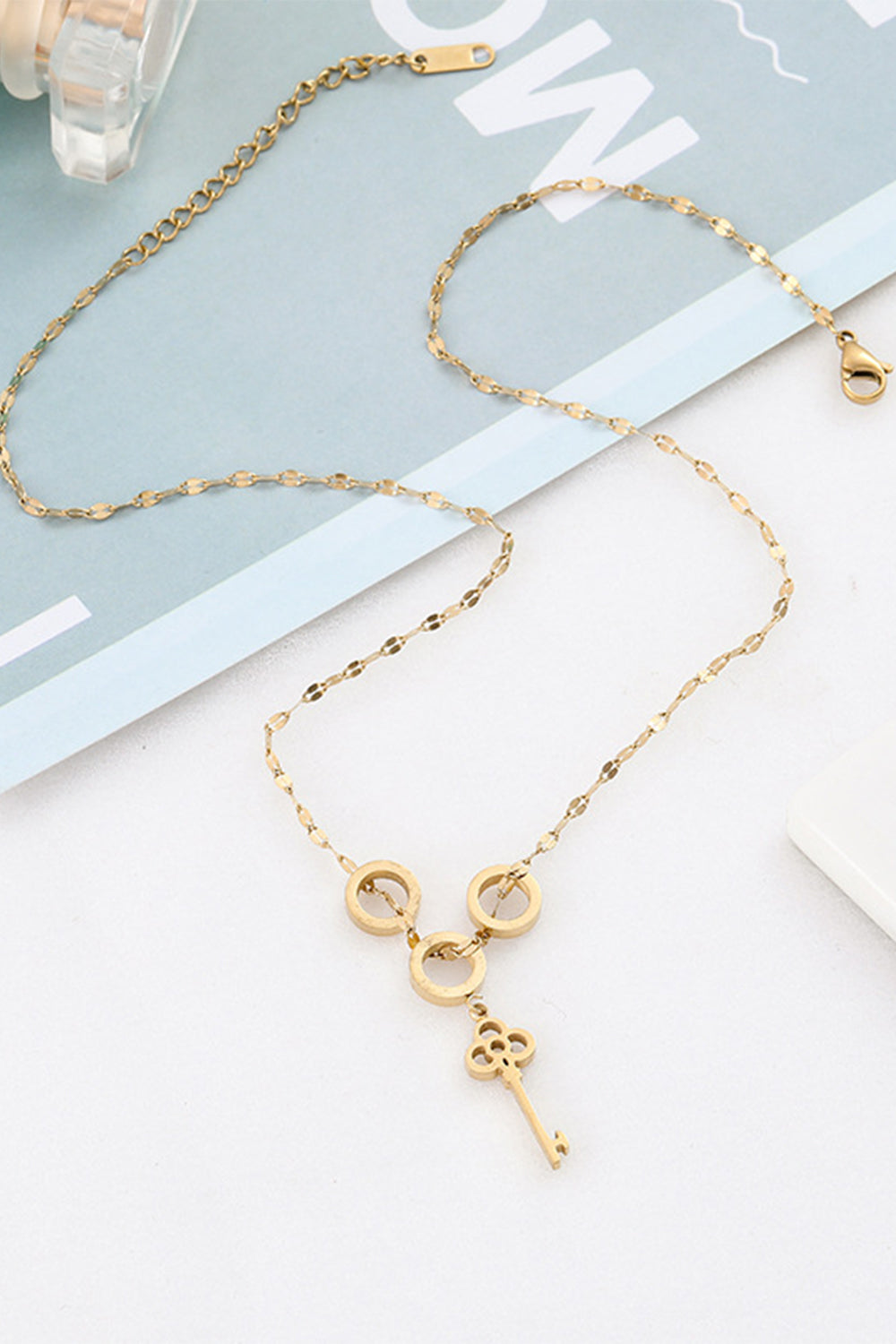 Titanium Steel Necklace with Niche Design