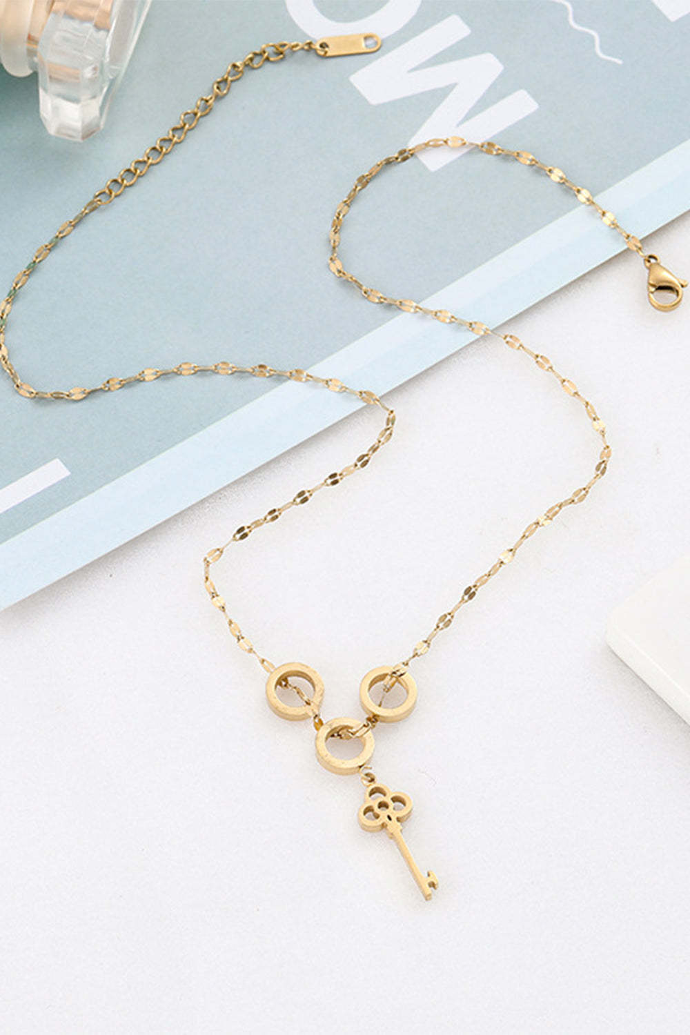 Titanium Steel Necklace with Niche Design