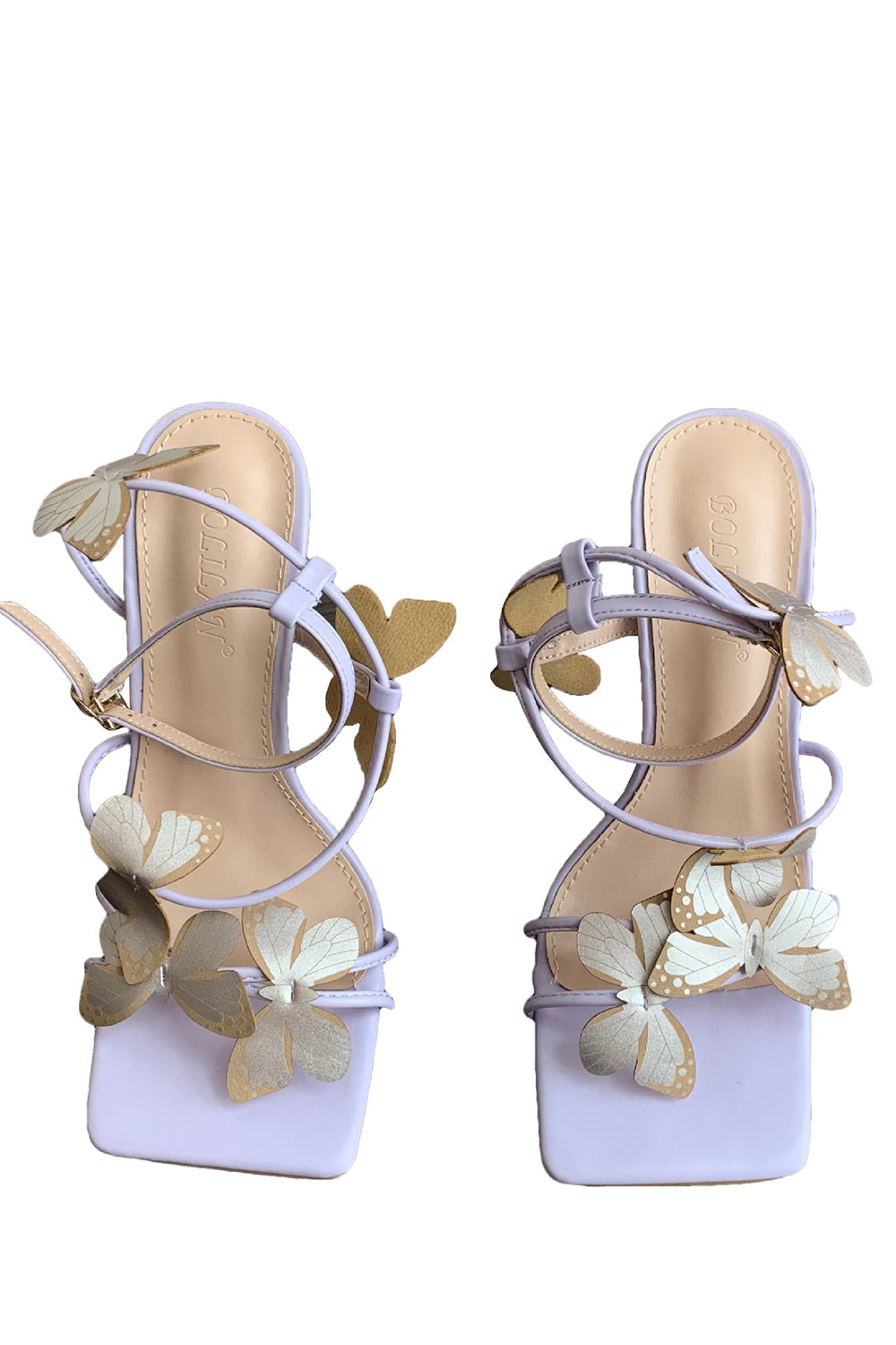 Butterfly Stiletto Heel with Cross Straps