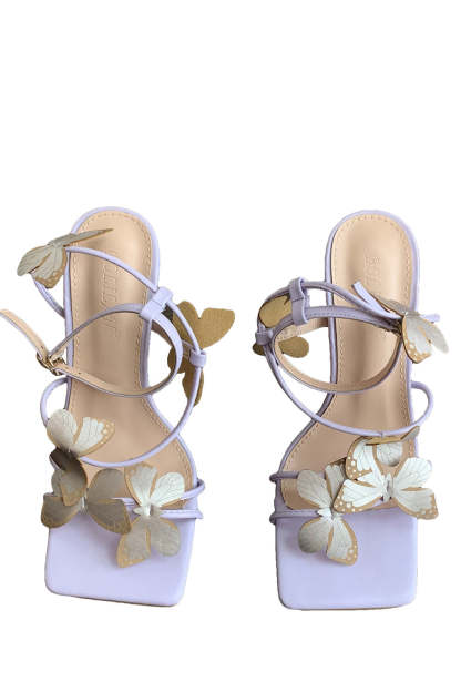 Butterfly Stiletto Heel with Cross Straps