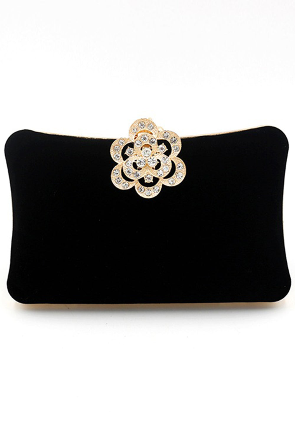 Shoulder Bag in Burgundy Velvet with Chain Strap
