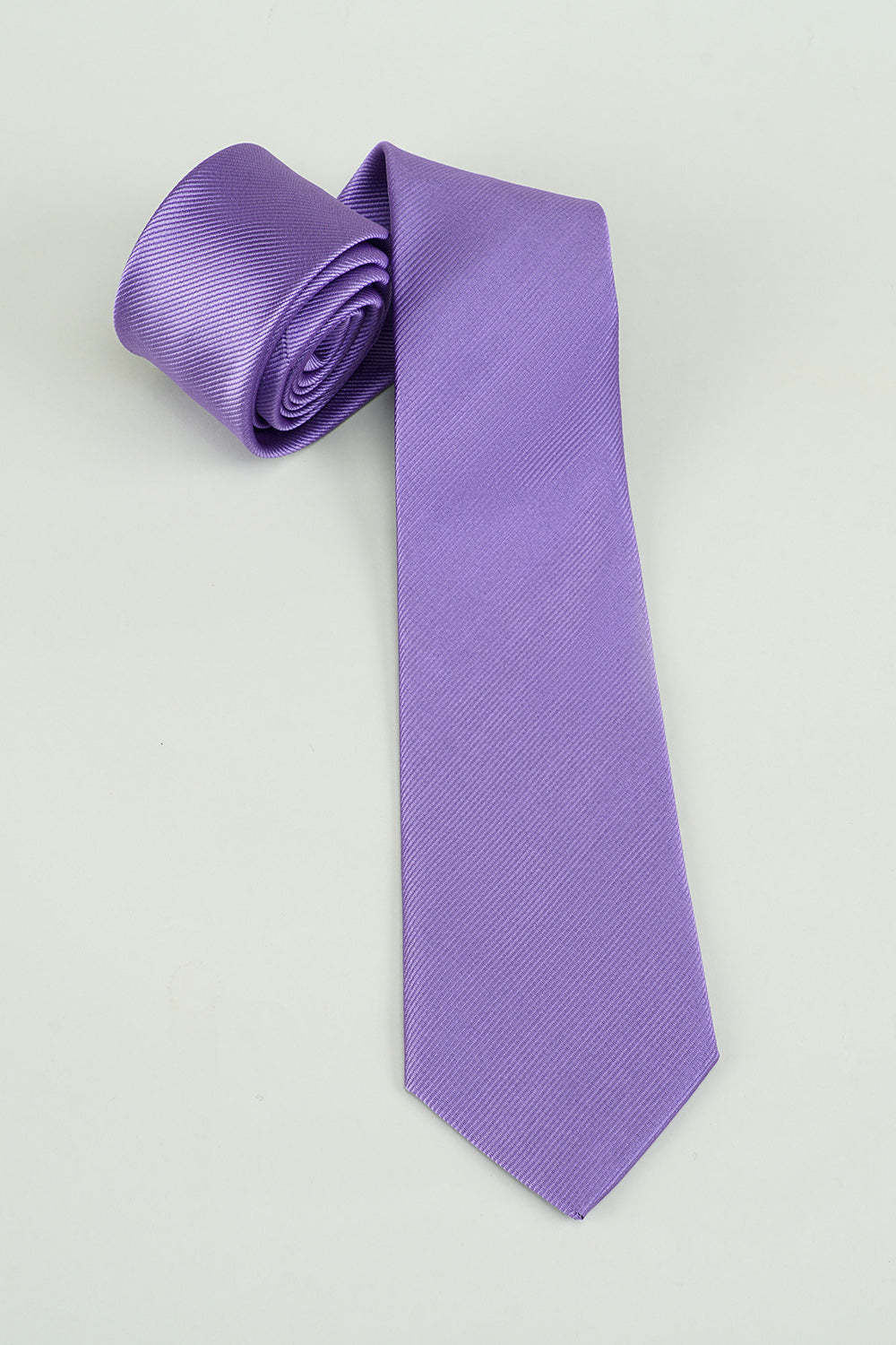 Satin Party Tie in Solid Black