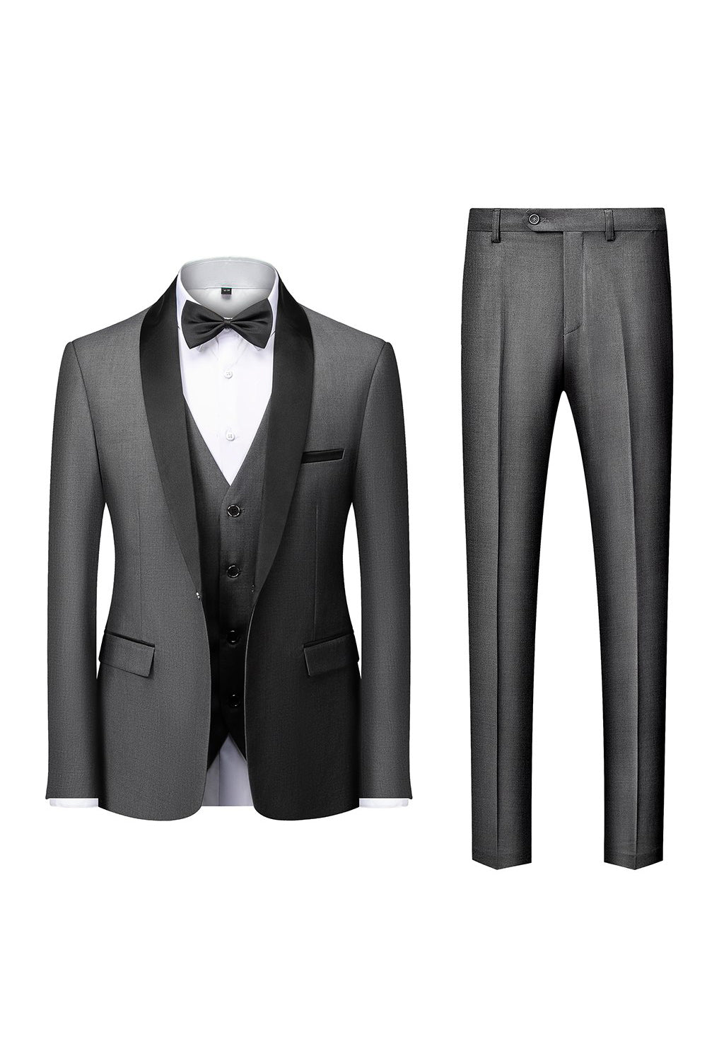 Two-Piece Grey Suits for Men
