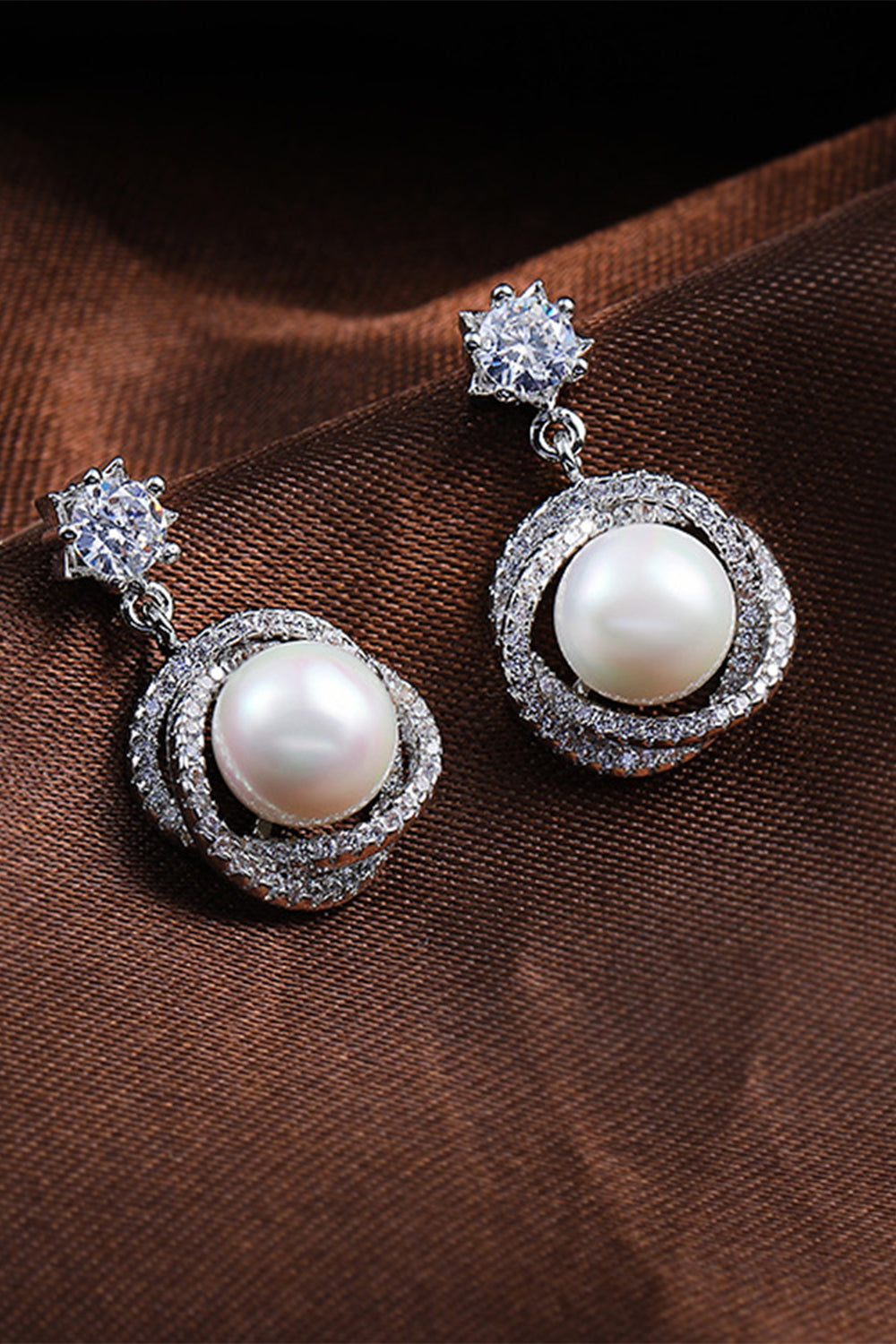 Pearl Beaded Earrings