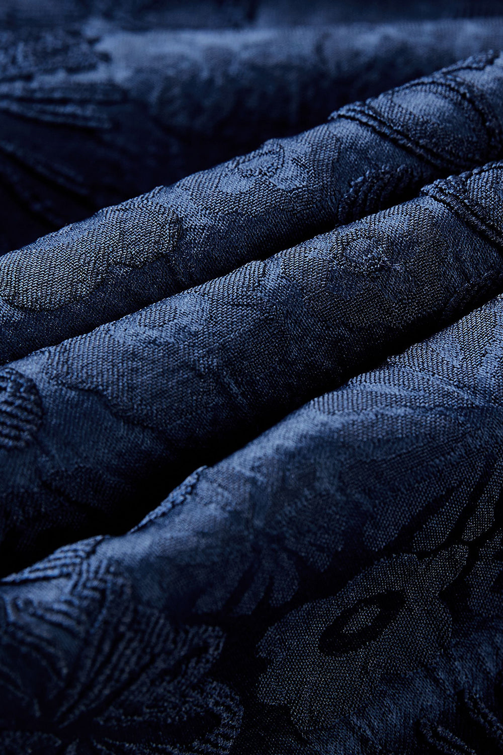 Black Jacquard 3-Piece Prom Suit with Peak Lapel for Men