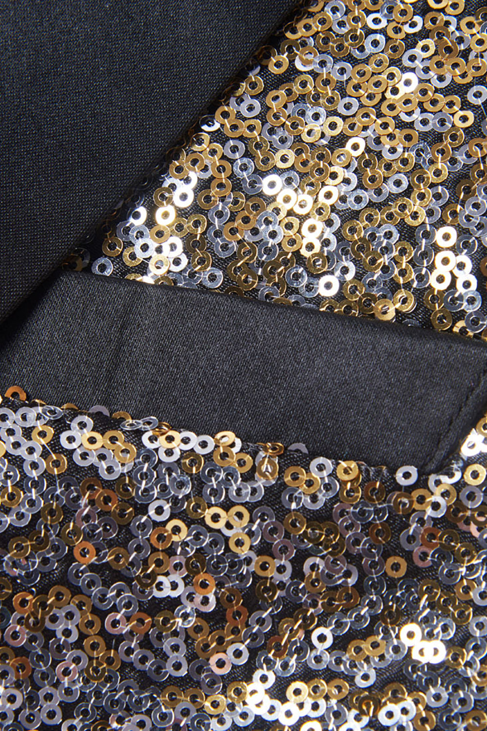 Purple Ombre Sequins Slim Fit Two-Piece Party Suit with Notched Lapel for Men