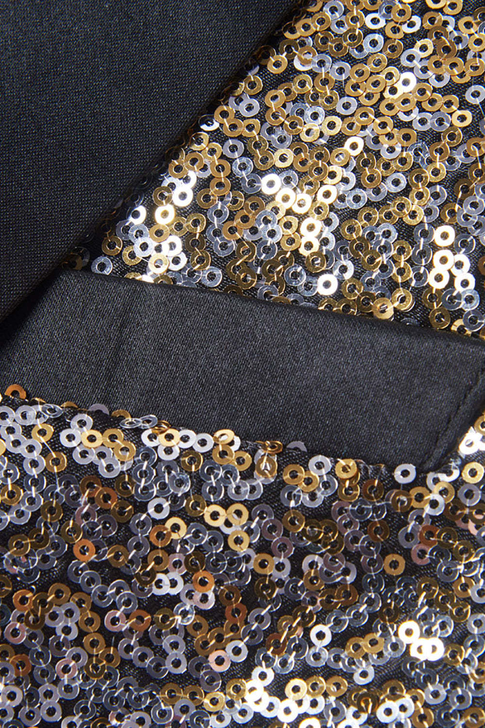 Purple Ombre Sequins Slim Fit Two-Piece Party Suit with Notched Lapel for Men