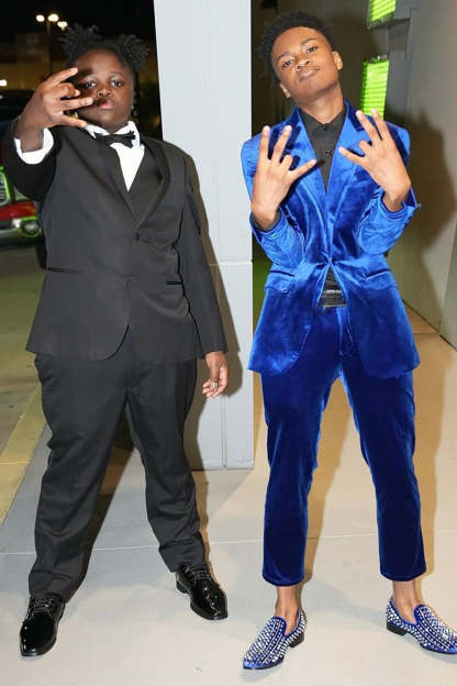 Men's Royal Blue Prom Suit with Peak Lapel 2-Piece Set