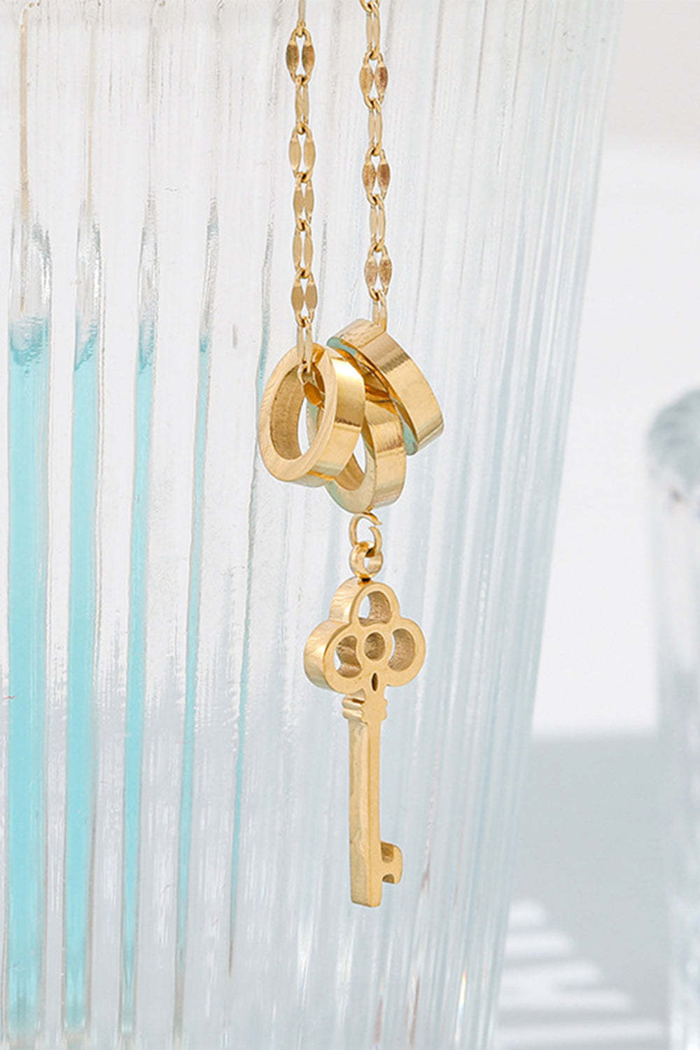 Titanium Steel Necklace with Niche Design
