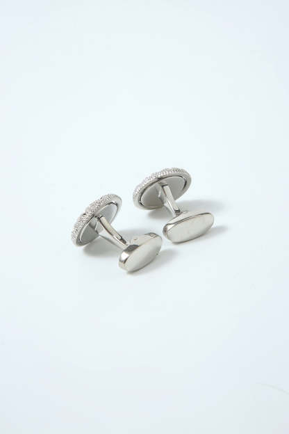 Men's Black Sparkly Cufflinks for Tuxedo Shirts